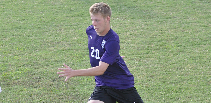 Drew Mott is on the offensive attack in a recent match.