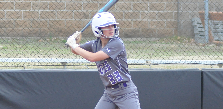 The Eagles dropped both games of a DH against Mary Hardin-Baylor.
