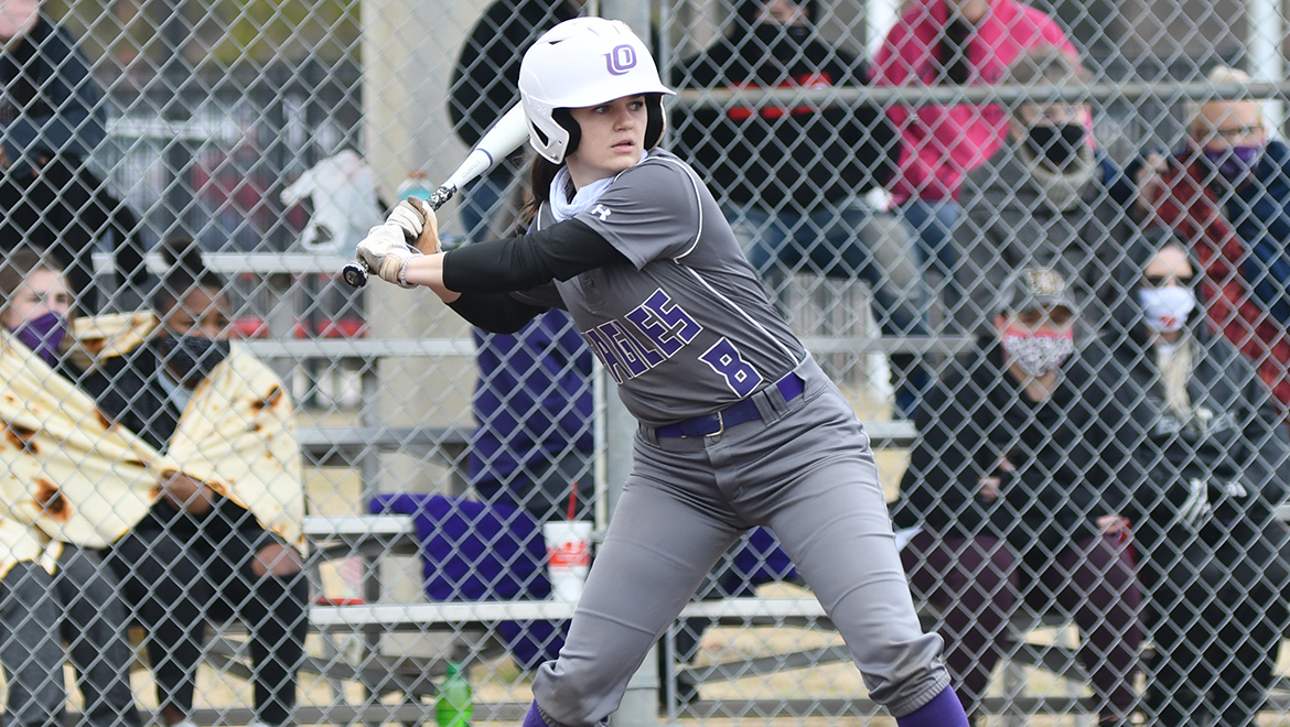 Brittney Dean had two hits in game one against SRS.