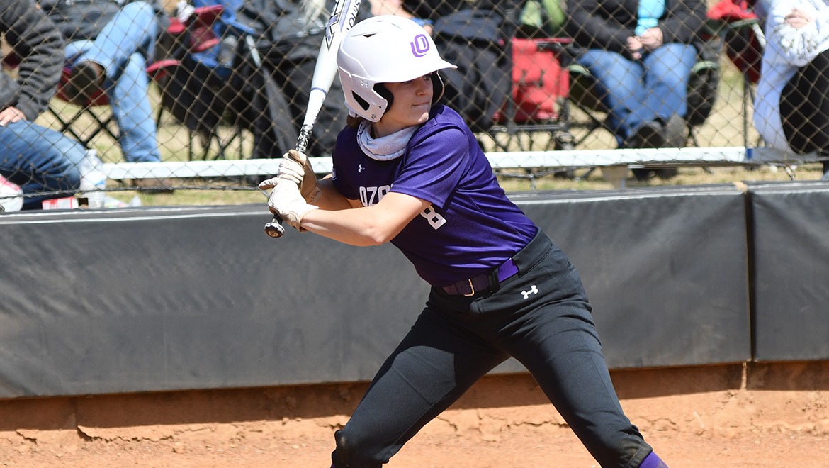 Brittney Dean went 2-for-2 against UMHB in game three.