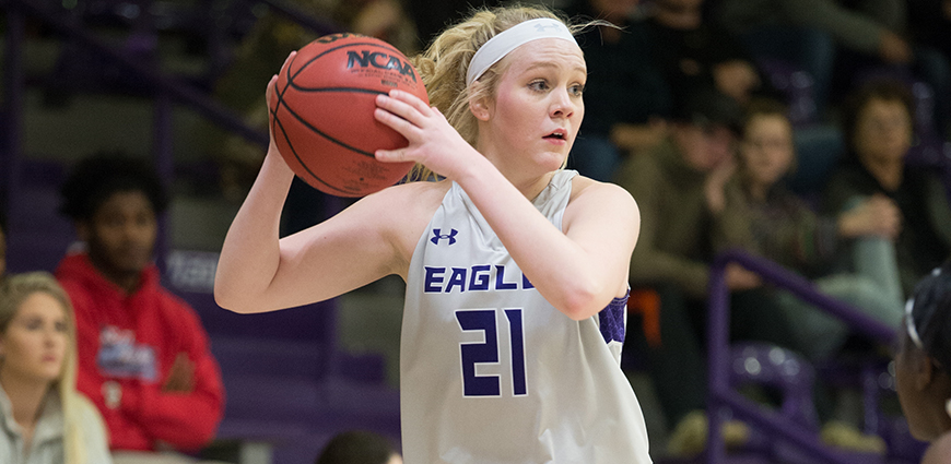 Hannah Weatherford and the Eagles took on nationally-ranked ETBU and lost.