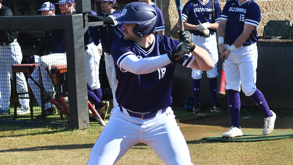 Alex Ray and the Eagles were swept by Washington University.