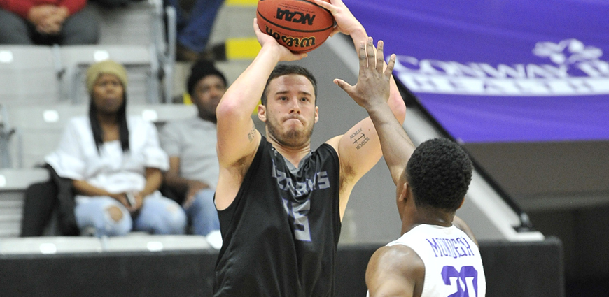 Skyler Barnes hit four three-pointers and scored 18 points off the bench for the Eagles.