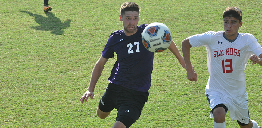 Brad Rice was all over the field in today's 2-1 win over Sul Ross State.