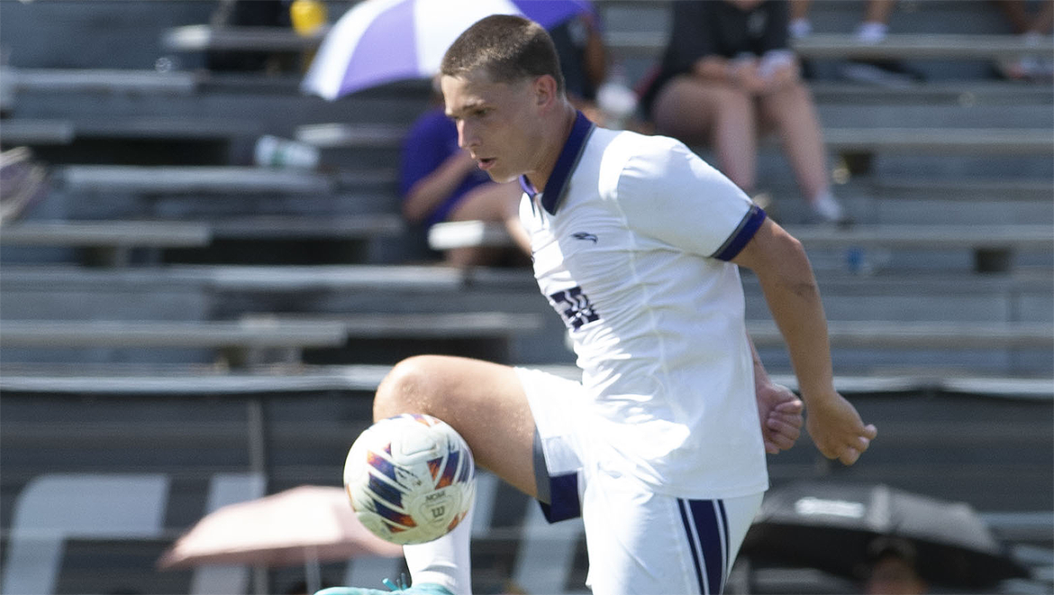 Wesley Nelson scored a goal today against Millsaps College.