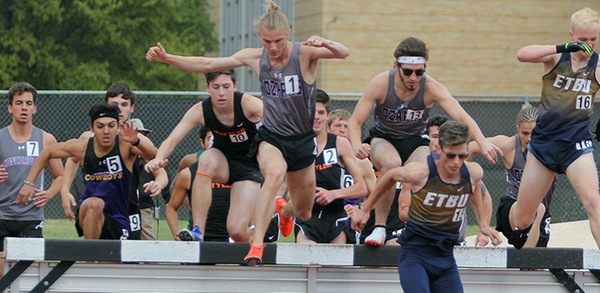 Michael Harris won his second straight ASC title in the 3000-meter steeple.