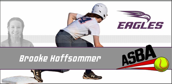 Former University of the Ozarks softball standout Brooke Hoffsommer is playing in the professional American Softball Association (ASBA) league for Performance Lab in Alabama this summer.