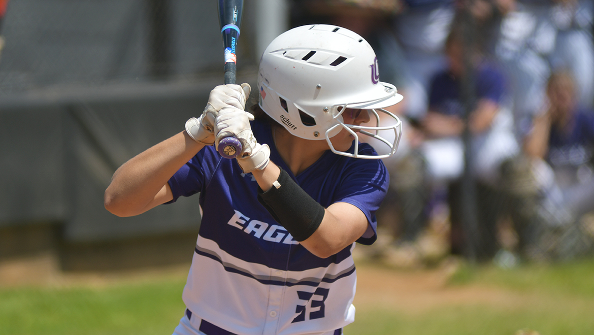McKenzie Lucio and the Eagles dropped a double-header against LeTourneau.