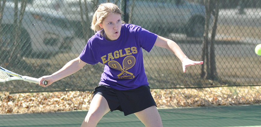 Lady Eagles Tennis Team Opens ASC Play With Loss