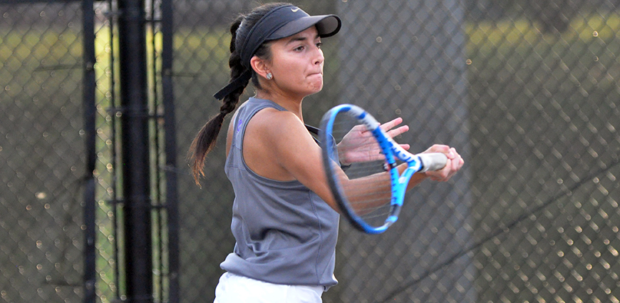 Angelica Garcia helped the Eagles to a season-opening win.