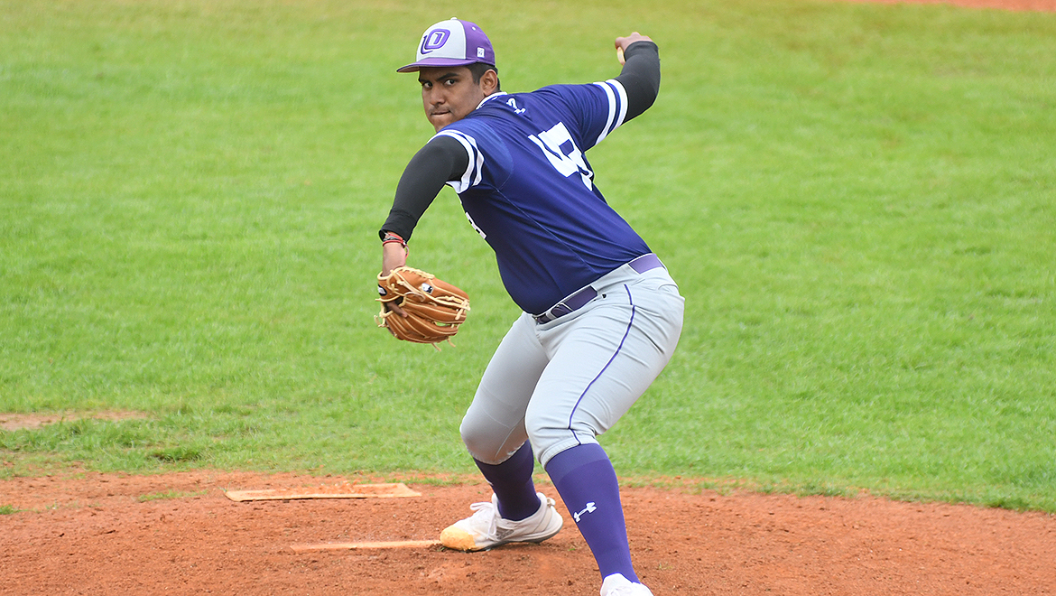 Jose Scianca throws a pitch against Concordia on Thursday.