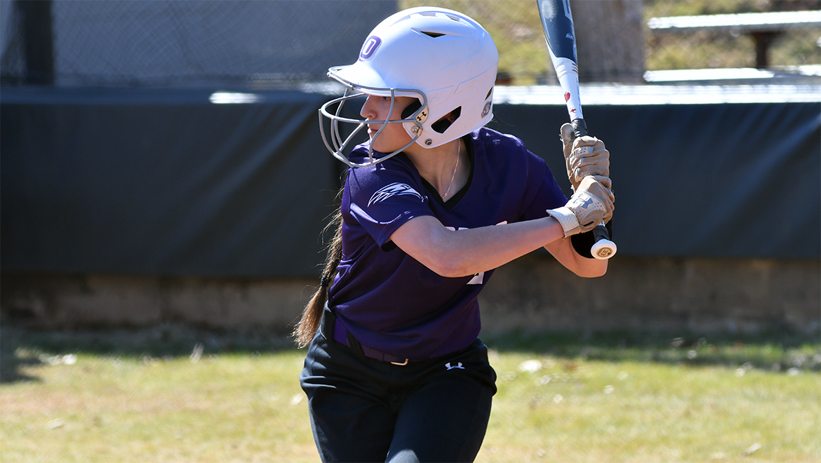 Rayli Ruby prepares to slap a ball in a game last year in Clarksville.