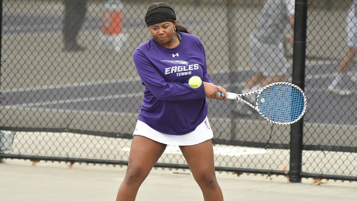 Alexis Rogers and the Eagles hosted UA-Fort Smith for tennis action.