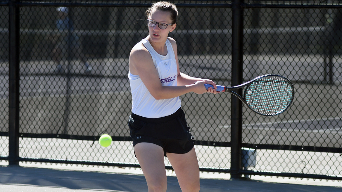 Lea Terrell and the Eagles took on Arkansas Tech University Tuesday in a non-conference match.